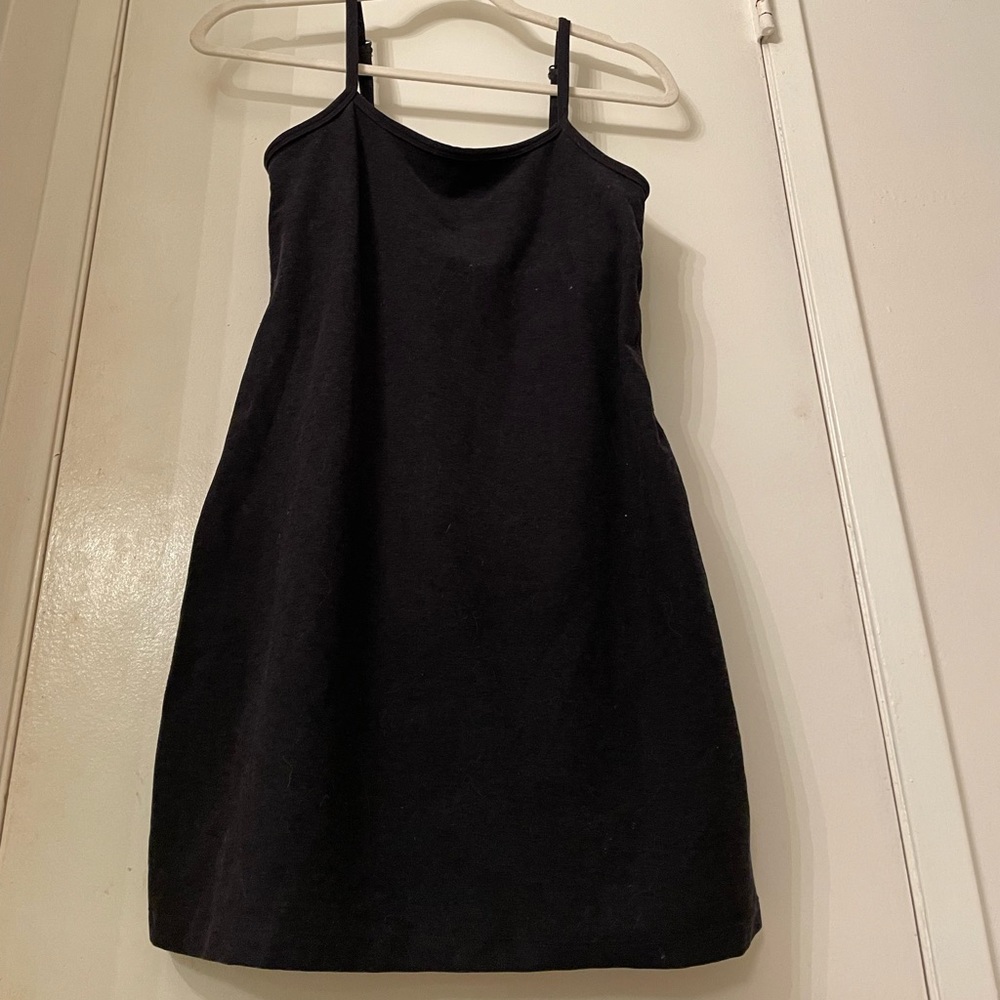 Beyond Yoga Black Mini Dress with Spaghetti Straps